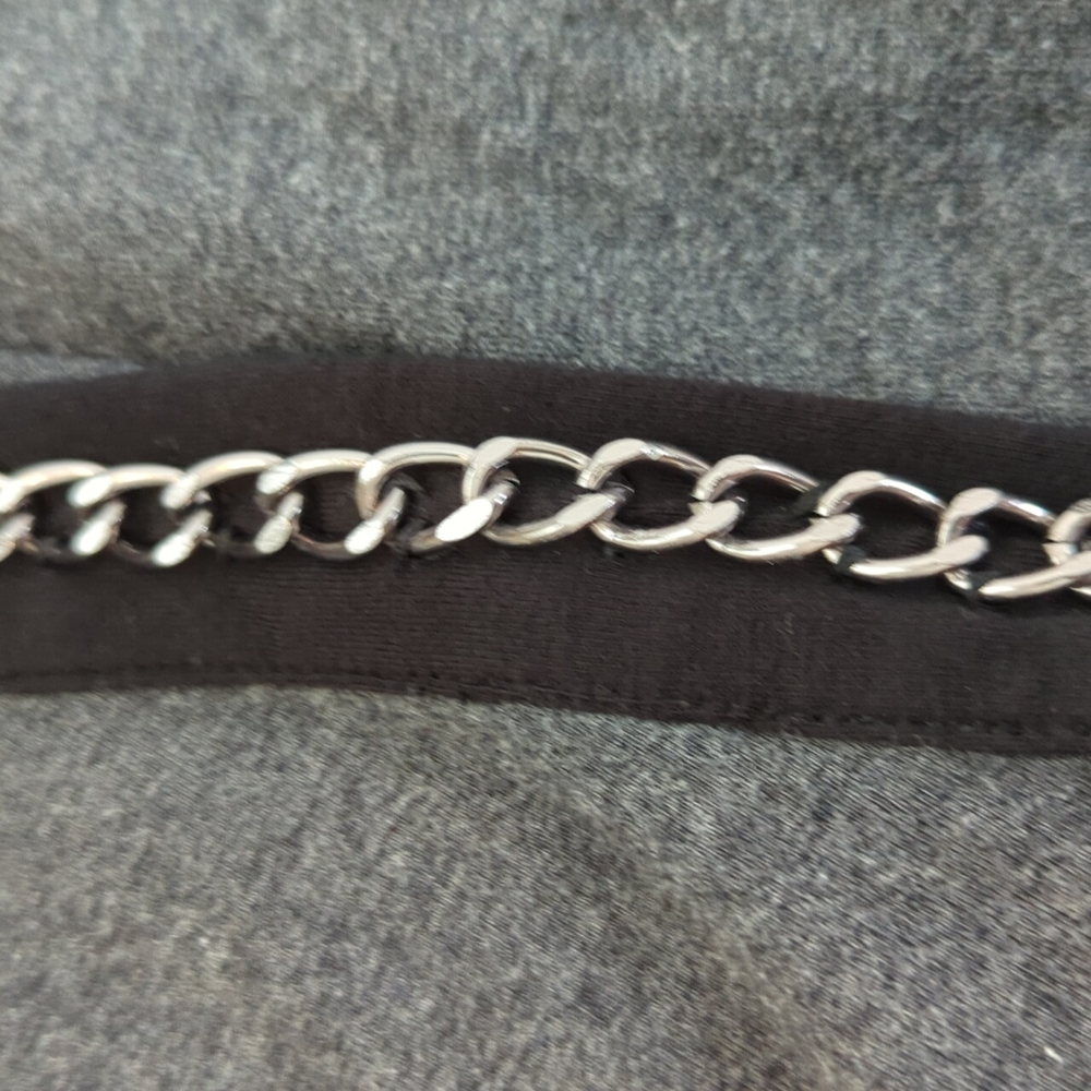 Vivienna Tam long cardigan sweater, chain detail, women's extra large - Picture 10 of 10